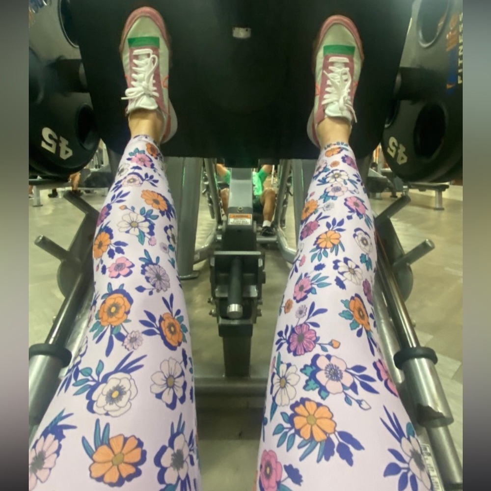 BECCO Floral Two-Piece Activewear Set Sz M - Picture 3 of 10